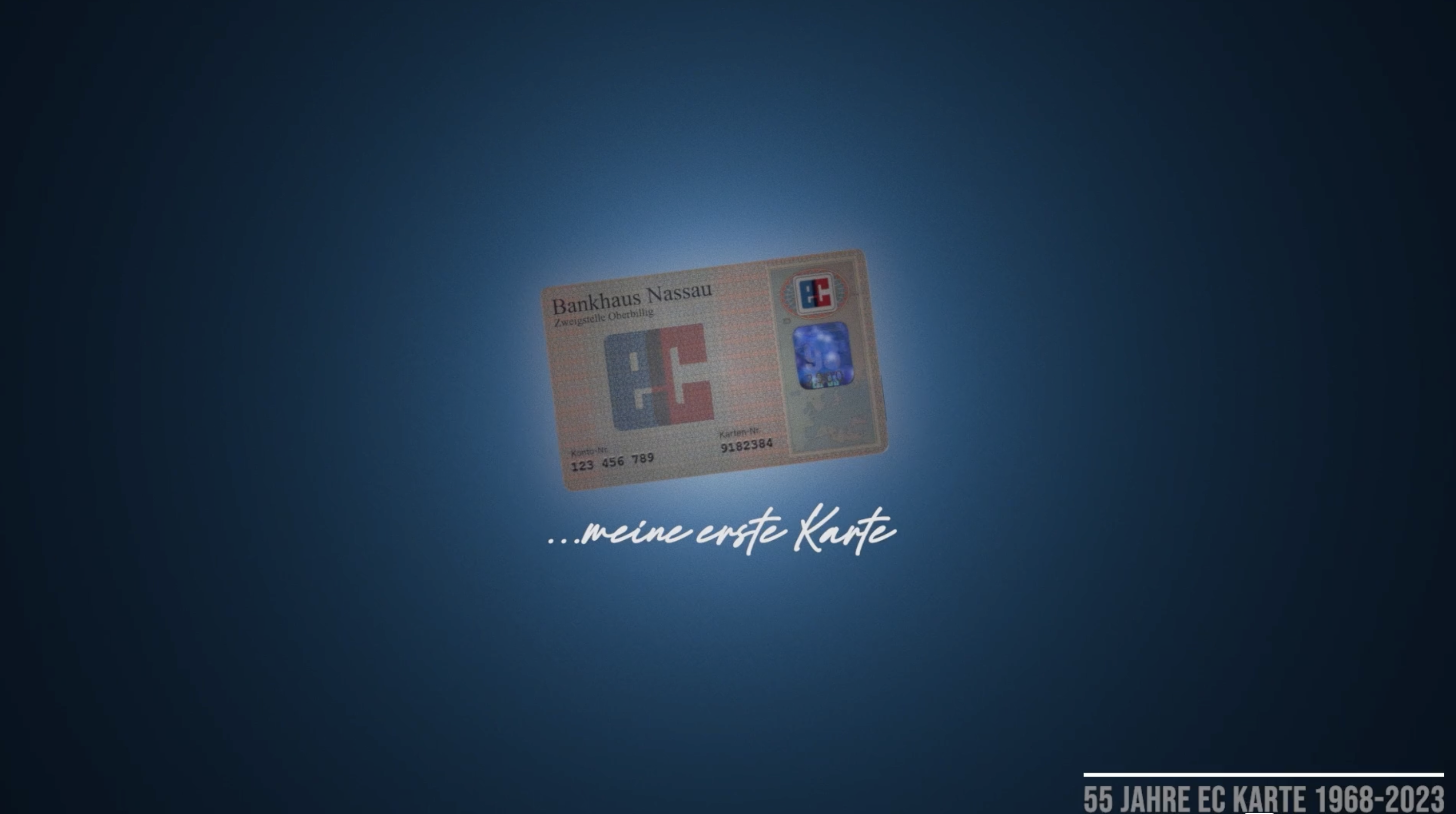 <b>EC Karte Jubiläum </b> - Werbung